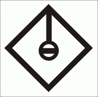 Minisymbol pro DZP a evakuační plány: Prostor chráněný pěnovým SHZ - Dokumentace požární ochrany