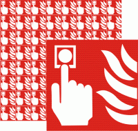 Minisymbol pro DZP a evakuační plány: Požární hlásič - Dokumentace požární ochrany