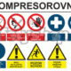 Značení výrobních objektů - Označení vstupu: Kompresorovna