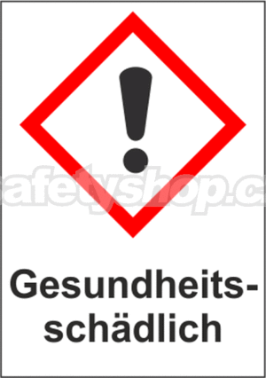 GHS symboly - Německý text