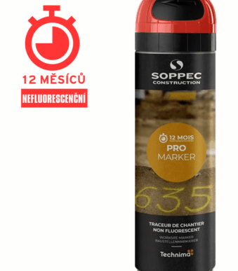 Značkovací spreje: Nefluorescenční sprej PRO MARKER červený