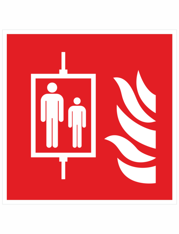 Požární výtah - symbol