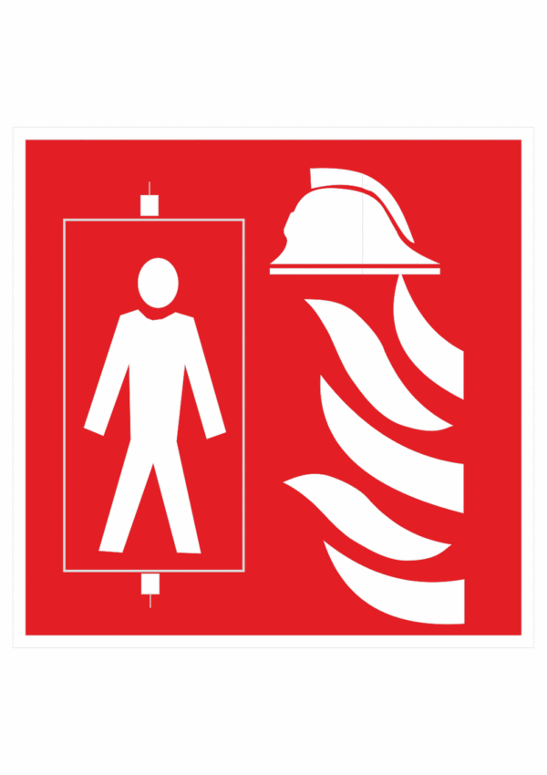 Požární bezpečnostní tabulky symbol bez textu - Požární výtah