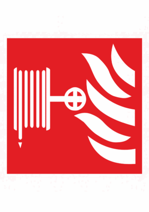 Požární bezpečnostní tabulka symbol bez textu - Požární hadice