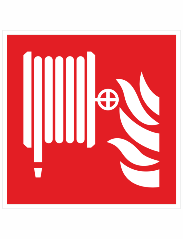 Naviják požární hadice - symbol ISO 7010