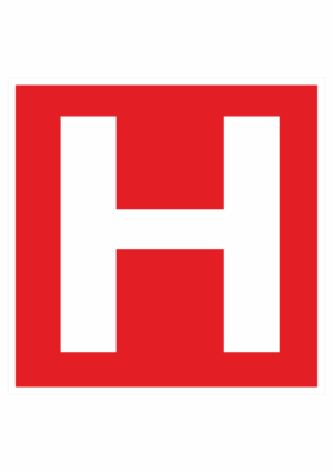 Požární bezpečnostní tabulka symbol bez textu - Hydrant