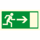 Fotoluminiscenční bezpečnostní značení - Únikové značení: Únikový východ vpravo