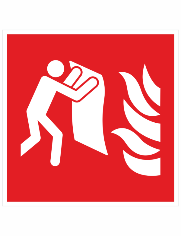 Hasicí rouška ISO 7010