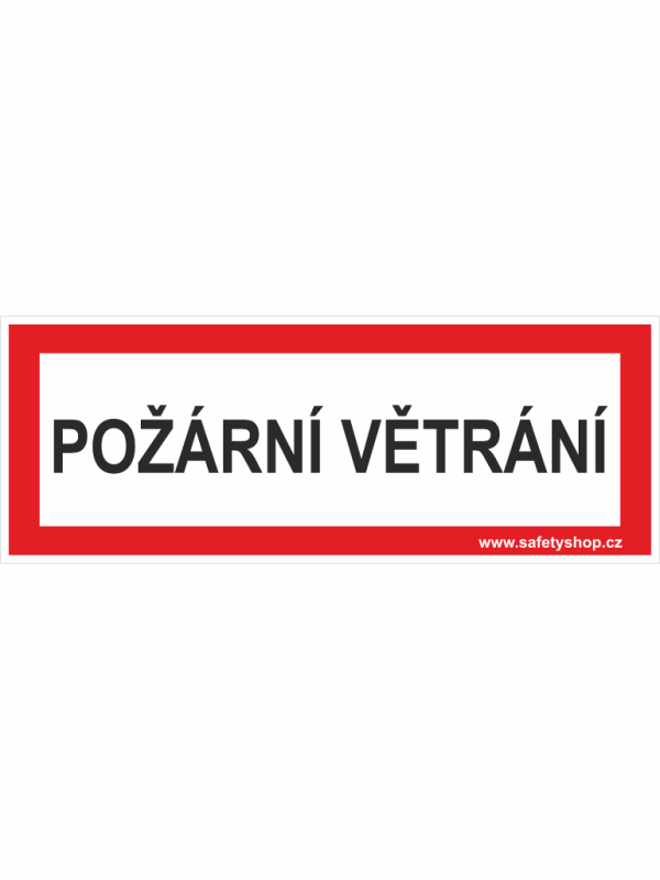 Požární větrání - TEXT