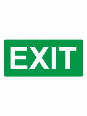 Bezpečnostní tabulka Značení úniků - Exit (text)