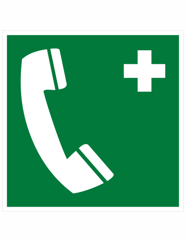 TÍSŇOVÝ TELEFON ISO 7010