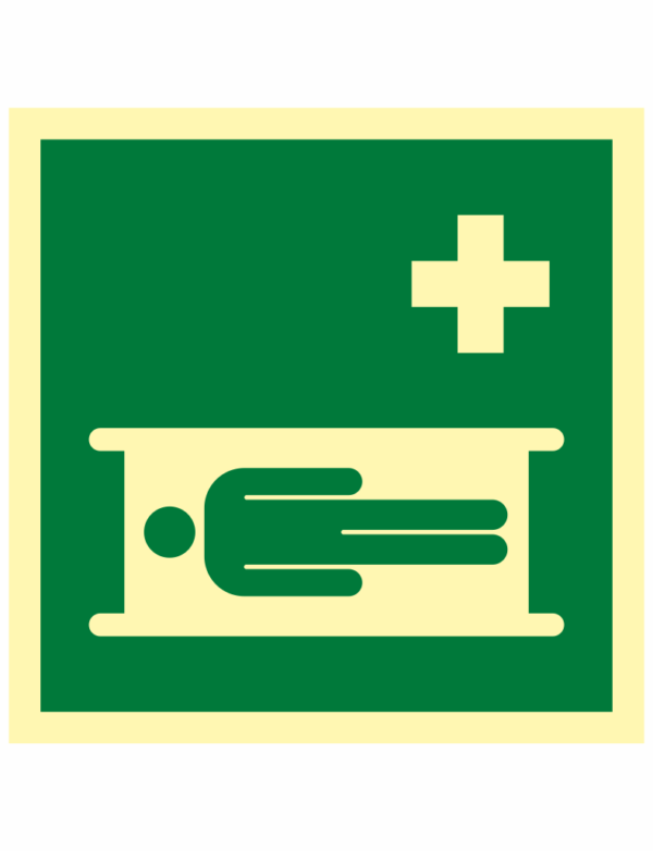Nosítka ISO 7010 - fotoluminiscenční