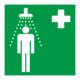 Bezpečnostní tabulka: Symbol bez textu - Havarijní sprcha