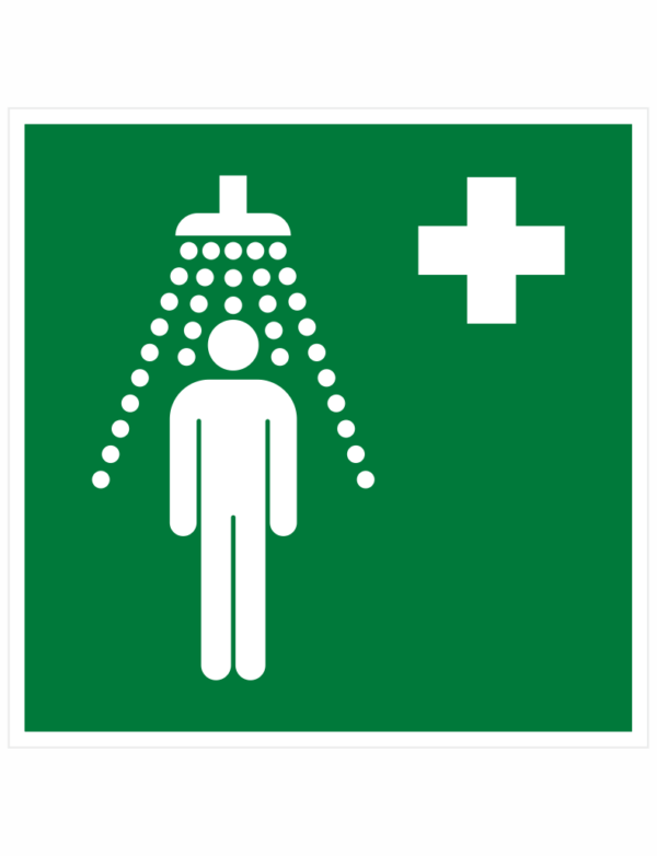 Bezpečnostní sprcha ISO 7010