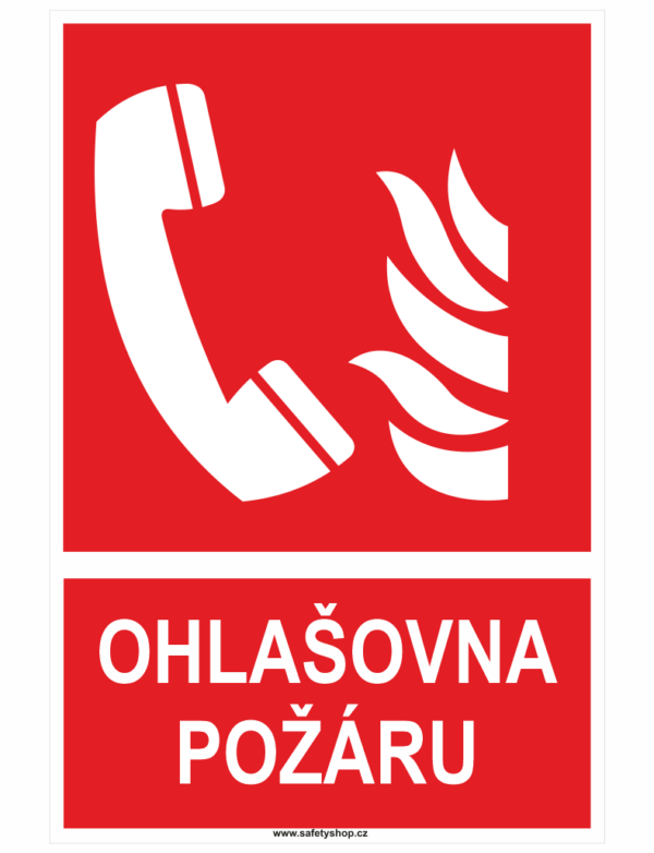 Ohlašovna požáru ISO 7010