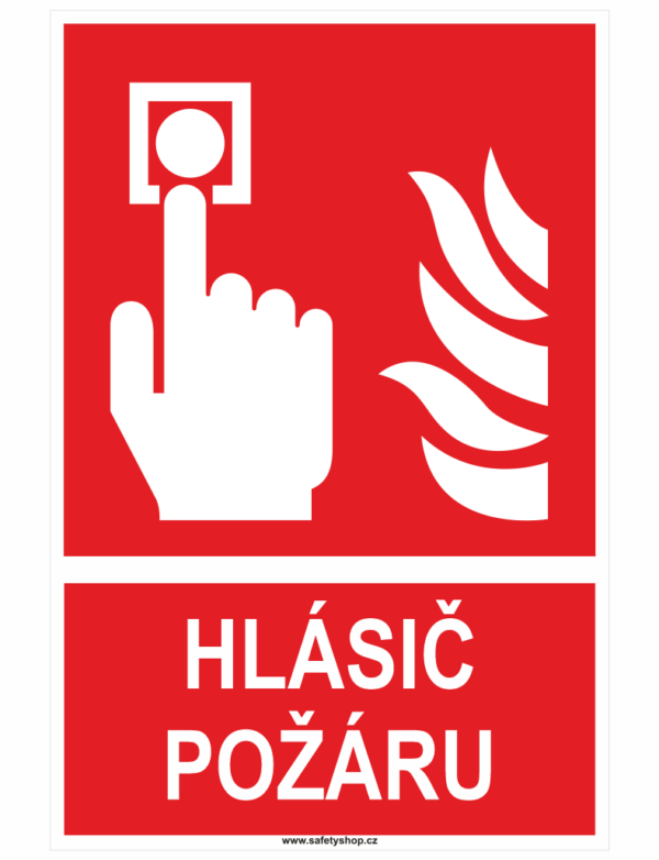 Hlásič požáru ISO 7010