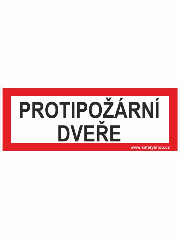 PROTIPOŽÁRNÍ DVEŘE - text
