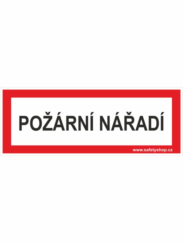Požární nářadí - text