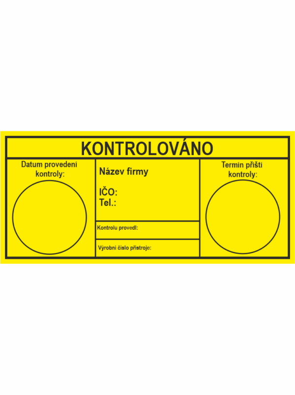 KONTROLOVÁNO bez datumovky