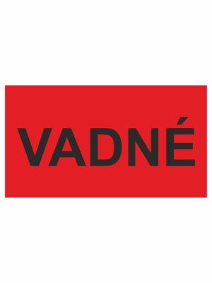 Revizní a kalibrační štítky: Kalibrační štítek - Vadné