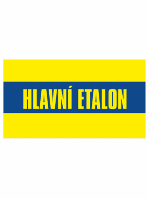 Revizní a kalibrační štítky: Kalibrační štítek - Hlavní etalon