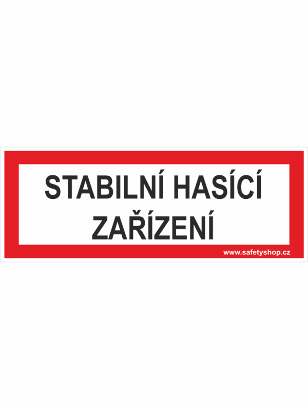 STABILNÍ HASÍCÍ ZAŘÍZENÍ - text