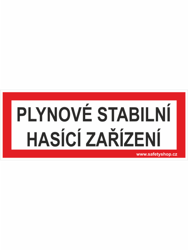 PLYNOVÉ STABILNÍ HASÍCÍ ZAŘÍZENÍ - text