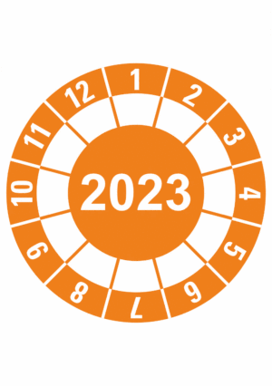 Revizní a kalibrační kolečka - Jednoleté: Revizní kolečko 2023