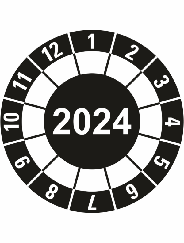 Revizní a kalibrační kolečka - Jednoleté: Revizní kolečko 2024