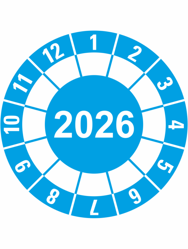 Revizní a kalibrační kolečka - Jednoleté: Revizní kolečko 2026