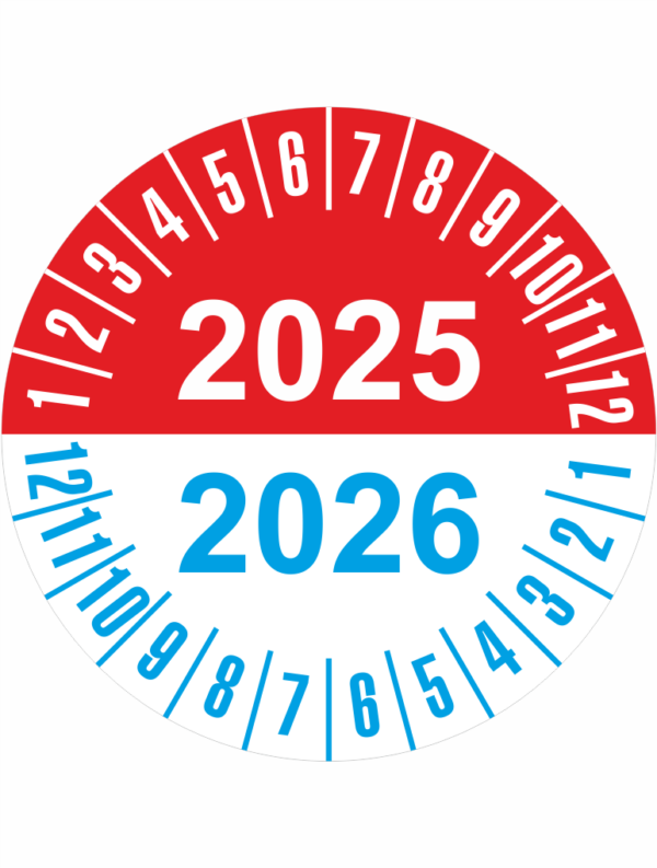Revizní a kalibrační kolečka - Dvouleté: Kontrolní kolečko 2025 / 2026