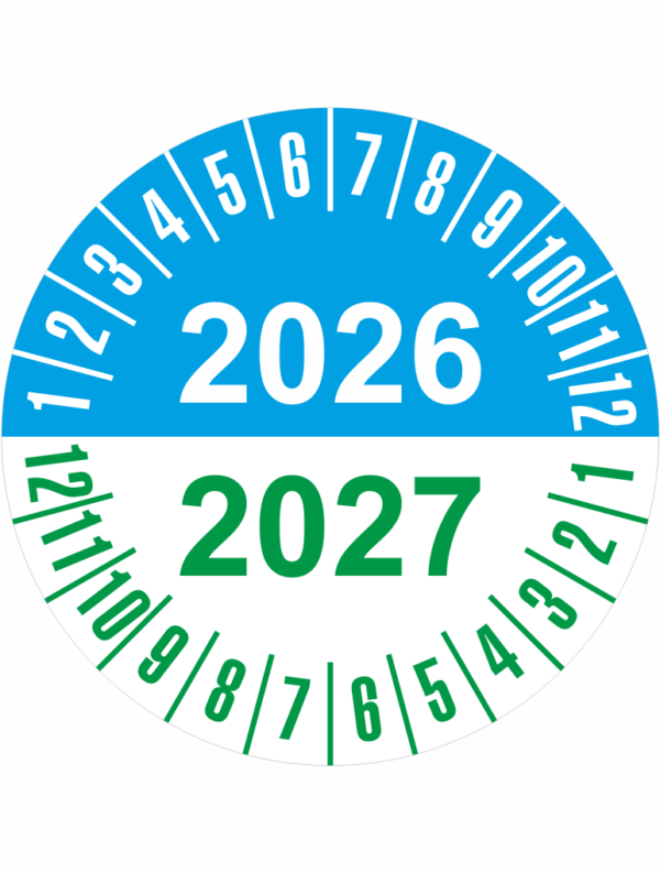 Revizní a kalibrační kolečka - Dvouleté: Kontrolní kolečko 2026 / 2027