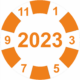 Revizní a kalibrační kolečka - Jednoleté: Kalibrační kolečko s datem 2023