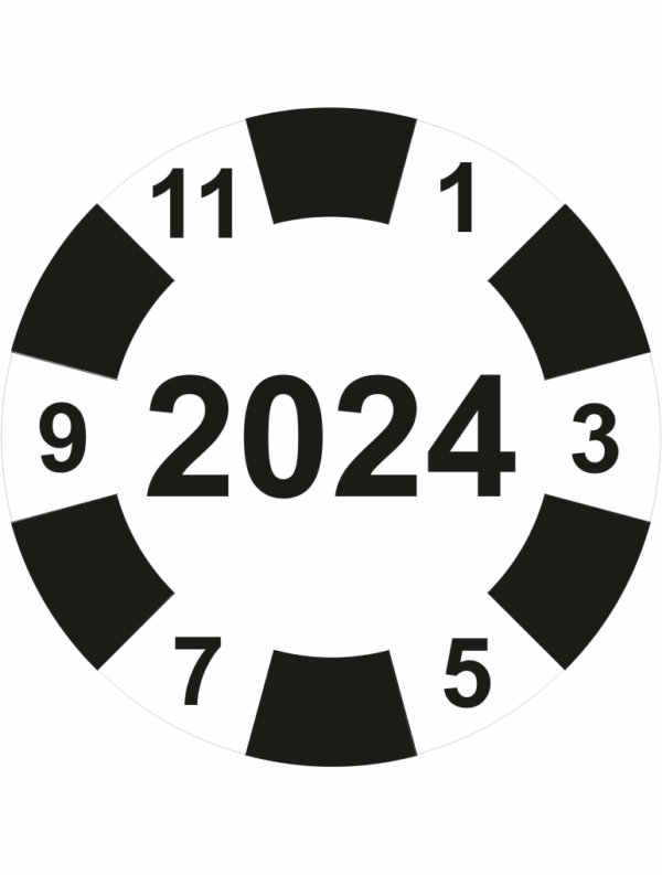 Revizní a kalibrační kolečka - Jednoleté: Kalibrační kolečko s datem 2024