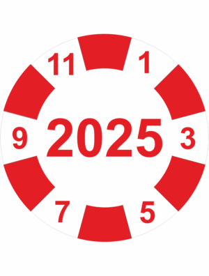 Revizní a kalibrační kolečka - Jednoleté: Kalibrační kolečko s datem 2025