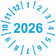 Revizní a kalibrační kolečka - Jednoleté: Kontrolní kolečko s datem 2026