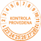 Revizní a kalibrační kolečka - 6 let: Kontrola provedena 23-28