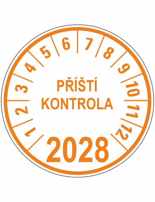 Příští kontrola - 2028 TEXT