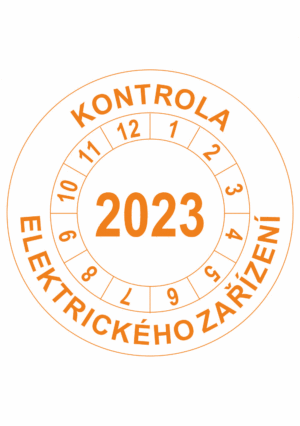 Revizní a kalibrační kolečka - Jednoleté: Kontrola elektrického zařízení 2023
