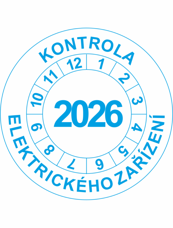 Revizní a kalibrační kolečka - Jednoleté: Kontrola elektrického zařízení 2026