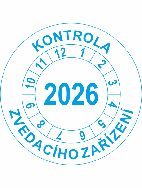 Revizní a kalibrační kolečka - Jednoleté: Kontrola zvedacího zařízení 2026