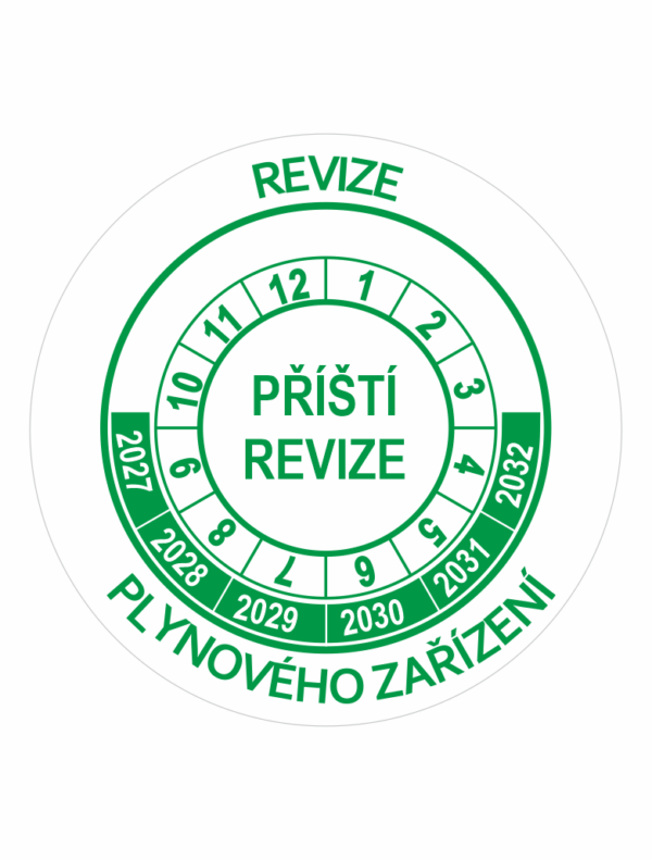 Příští revize plynového zařízení 2027-2032