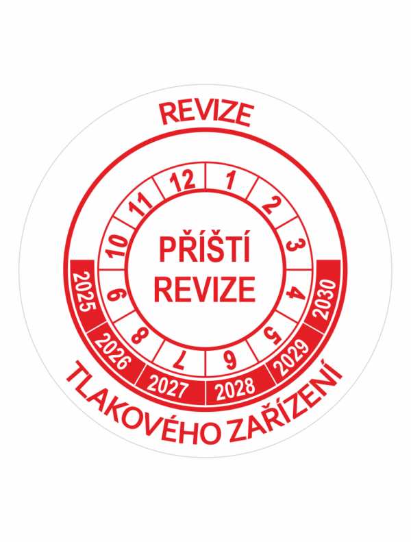 Příští revize tlakového zařízení 2025-2030