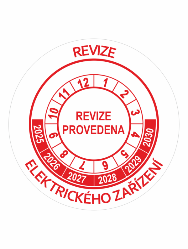Revize elektrického zařízení 2025-2030