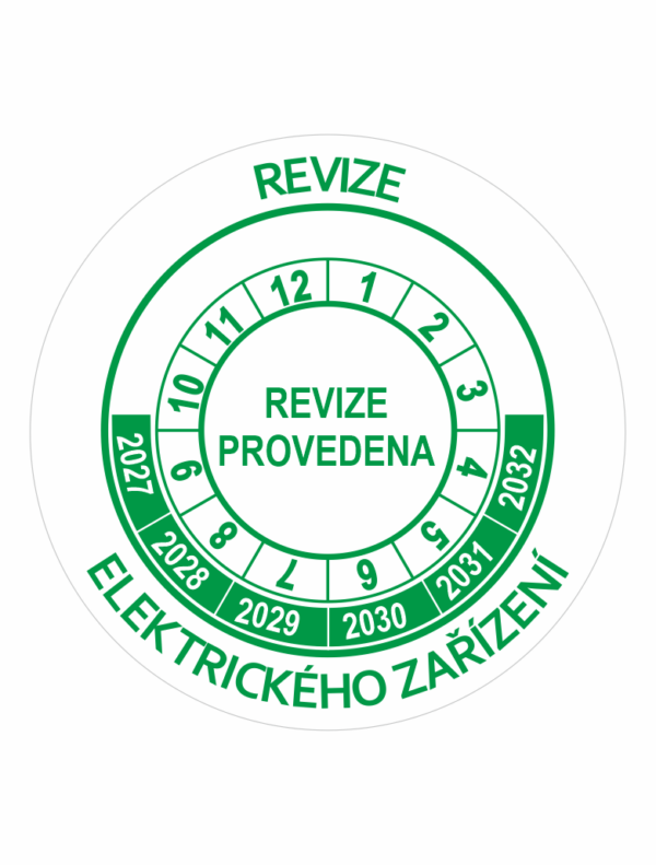 Revize elektrického zařízení 2027-2032