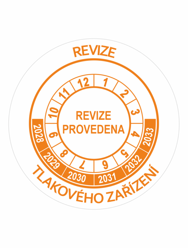 Revize tlakového zařízení 2028-2033