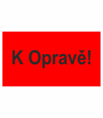 Revizní a kalibrační štítky - Kvalita a organizace: K Opravě!