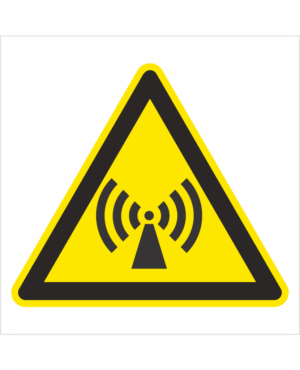 Bezpečnostní značení - Výstražný symbol: Pozor neionizující záření