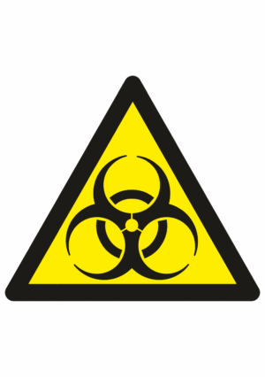 Výstražná bezpečnostní značka: Symbol bez textu - Biologické riziko