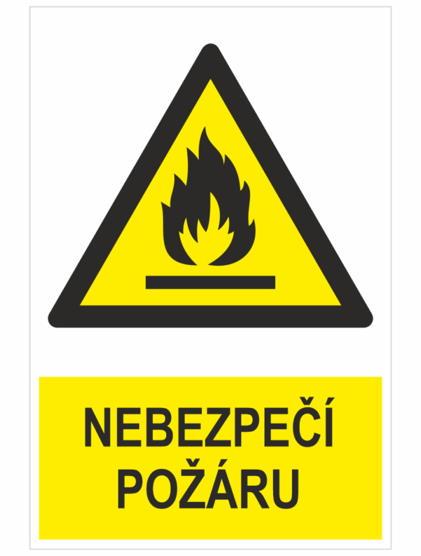 Nebezpečí požáru ISO 7010